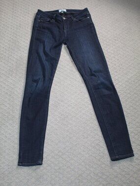 Paige Size 29 x 34 Leggy Ultra Skinny Dark Blue Jeans